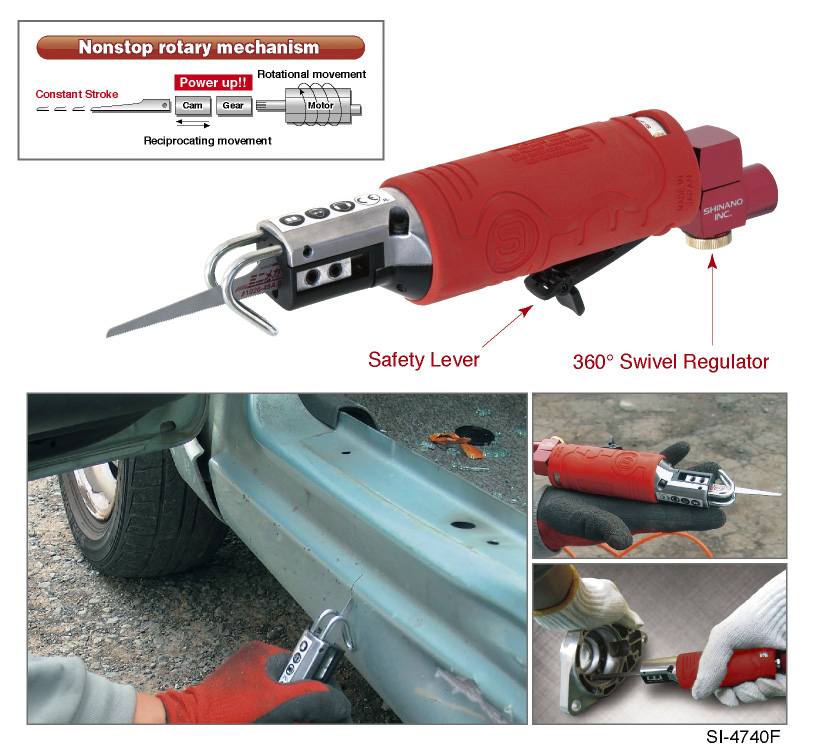 Máy cưa bằng khí nén tốc độ cao Shinano SI-4740